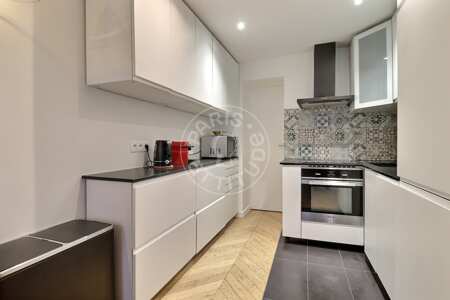 Cuisine Appartement meublé - 44m²  - 1 chambre - Musée Picasso - Paris