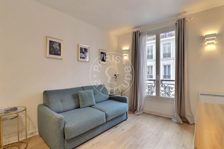 Salon - 1 chambre meublé - Paris 75018 - 17248