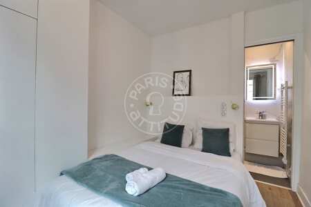 Schlafzimmer Möblierte wohnung - 22m²  - 1 Zimmer - Jules Joffrin - Mairie du 18ème - Paris