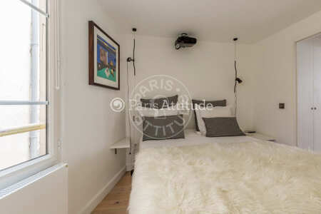 Schlafzimmer Möblierte wohnung - 40m²  - 1 Zimmer - Montorgueil - Paris