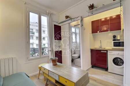 Salón Piso amueblado - 23m²  - 1 dormitorio - Clichy