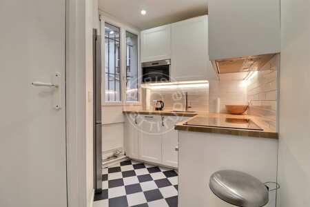 Cocina Piso amueblado - 50m²  - 1 dormitorio - Châtelet - París