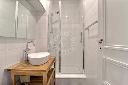 Baño Piso amueblado - 50m²  - 1 dormitorio - Châtelet - París