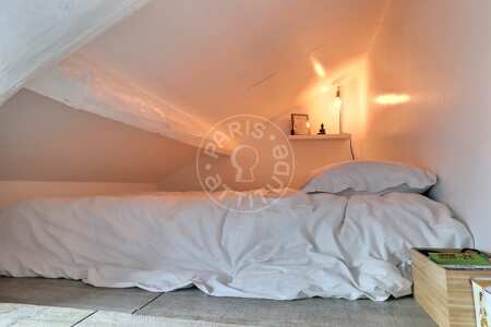 Schlafzimmer Möblierte alkovenwohnung - 28m² - Gare de l'Est / Gare du Nord - Paris