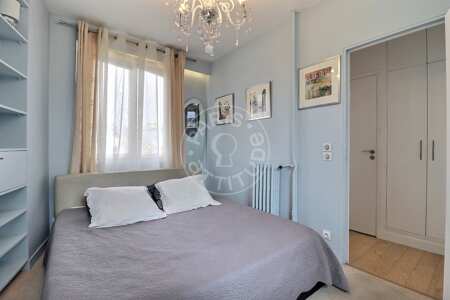 Camera da letto Appartamento arredato - 67m²  - 1 locale - Neuilly-sur-Seine