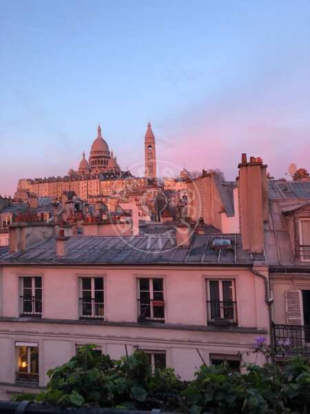 undefined Furnished apartment - 59m²  - 2 bedrooms - Sacré-Cœur - Paris