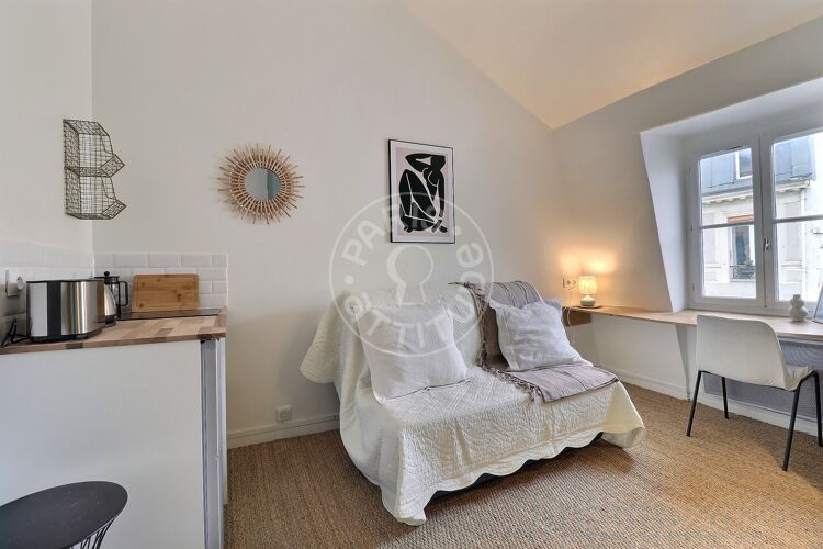 Living room - Furnished studio - Paris 75017 - 17272