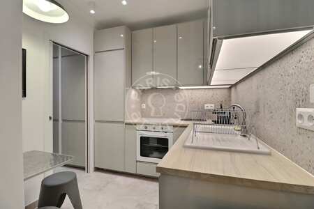 Cozinha Apartamento mobilado - 43m²  - 1 quarto - Montmartre / Place des Abbesses - Paris