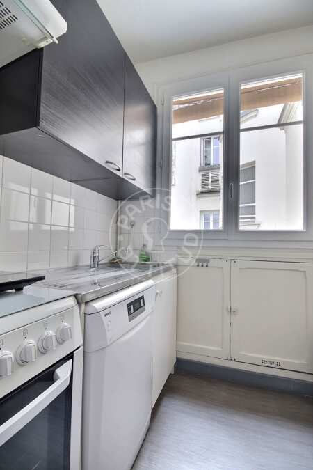 Cozinha Apartamento mobilado - 56m²  - 2 quartos - Neuilly-sur-Seine