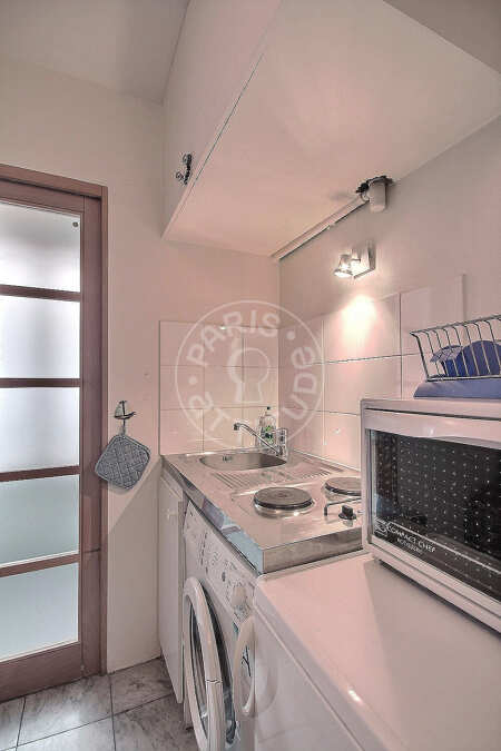 Cocina Piso amueblado - 26m²  - 1 dormitorio - Porte Maillot / Palais des Congrès - París