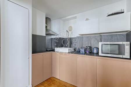 Kitchen Furnished apartment - 60m²  - 1 bedroom - Place des Vosges - Paris