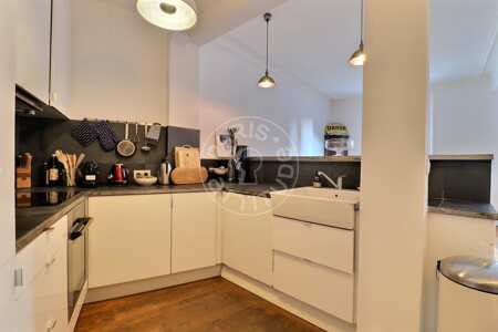 Kitchen Furnished apartment - 72m²  - 2 bedrooms - Sacré-Cœur - Paris