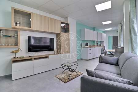 Wohnzimmer Möblierte wohnung - 38m²  - 1 Zimmer - Alésia - Paris