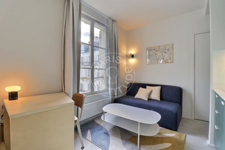 Salon - Studio alcove meublé - Paris 75009 - 17289