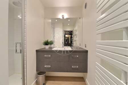 Badezimmer Möblierte wohnung - 45m²  - 1 Zimmer - Commerce - Paris