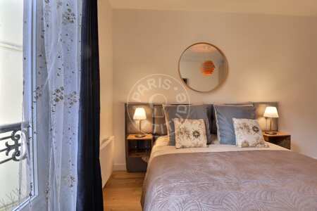 Bedroom Furnished apartment - 32m²  - 1 bedroom - Place Monge - Paris