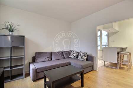 Wohnzimmer Möblierte studio - 26m² - Jules Joffrin - Mairie du 18ème - Paris