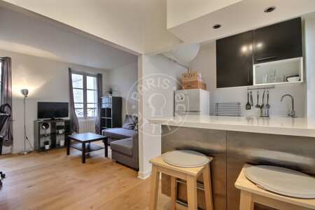 Küche Möblierte studio - 26m² - Jules Joffrin - Mairie du 18ème - Paris