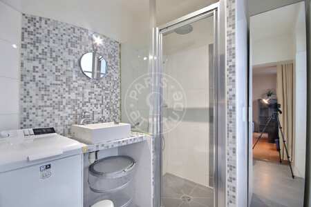 Badezimmer Möblierte studio - 26m² - Jules Joffrin - Mairie du 18ème - Paris