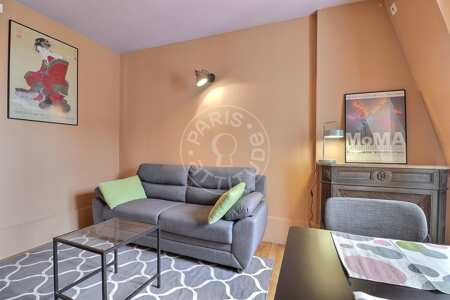 Salotto Appartamento arredato - 43m²  - 1 locale - Porte Dorée - Parigi