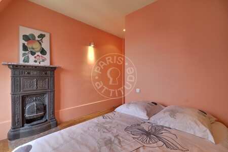 Camera da letto Appartamento arredato - 43m²  - 1 locale - Porte Dorée - Parigi