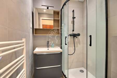 Bathroom Furnished studio - 22m²  - Place des Fêtes - Paris