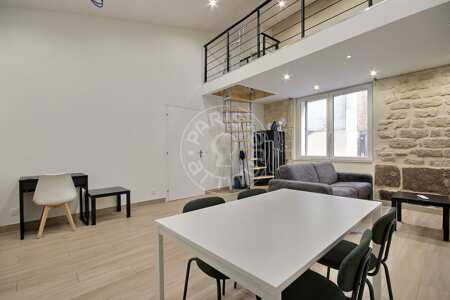 Salón Piso amueblado - 63m²  - 2 dormitorios - Montorgueil - París