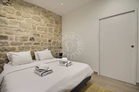 Dormitorio Piso amueblado - 63m²  - 2 dormitorios - Montorgueil - París