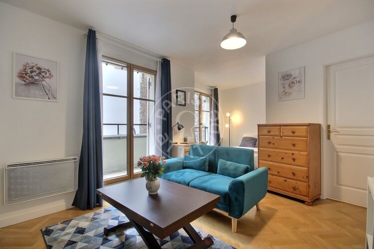 Salon - Studio meublé - Paris 75018 - 17302