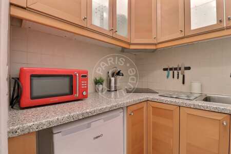 Küche Möblierte alkovenwohnung - 25m²  - Temple - Paris