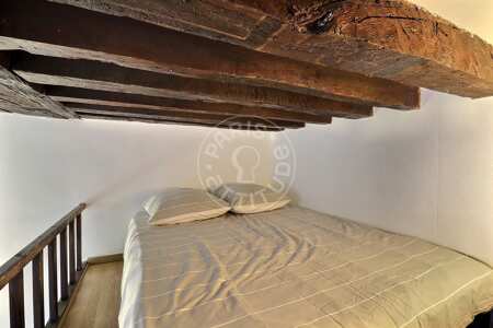 Schlafzimmer Möblierte alkovenwohnung - 25m²  - Temple - Paris