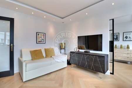 Wohnzimmer Möblierte wohnung - 39m²  - 1 Zimmer - Motte-Piquet Grenelle - Paris