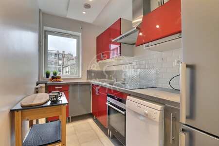 Küche Möblierte wohnung - 39m²  - 1 Zimmer - Motte-Piquet Grenelle - Paris