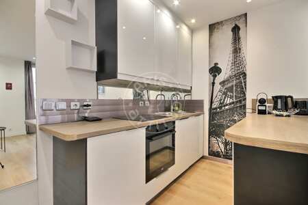 Küche Möblierte wohnung - 40m²  - 1 Zimmer - Montorgueil - Paris
