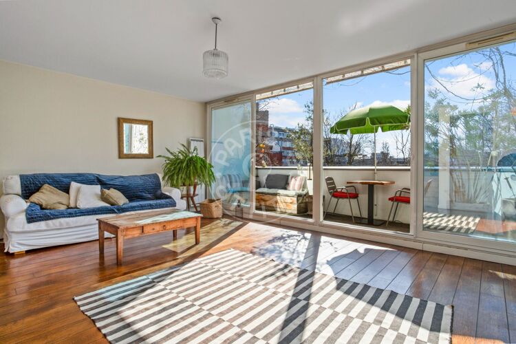 Salon - 4 chambres meublé - Paris 75013 - 17322