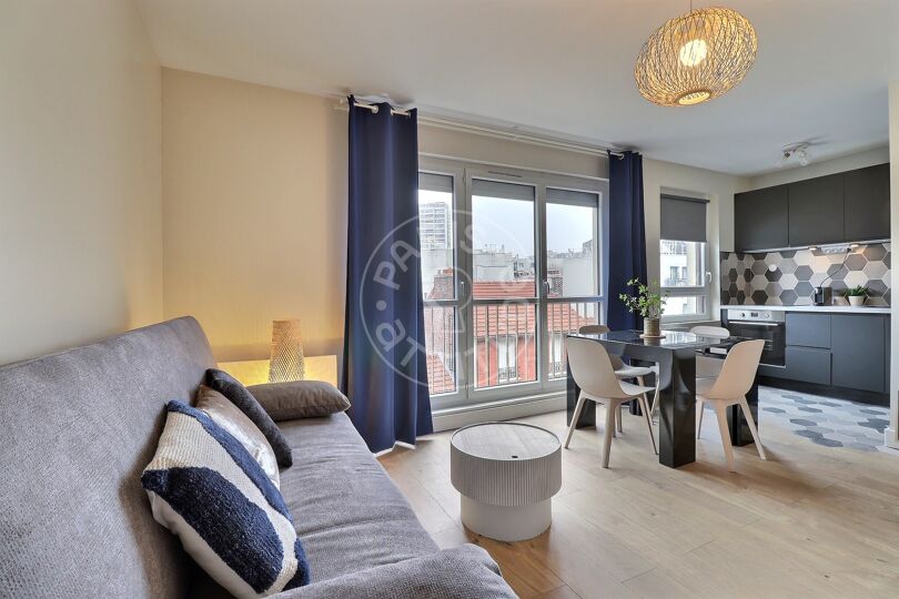 Estudio amueblado - París 75020 - 17323