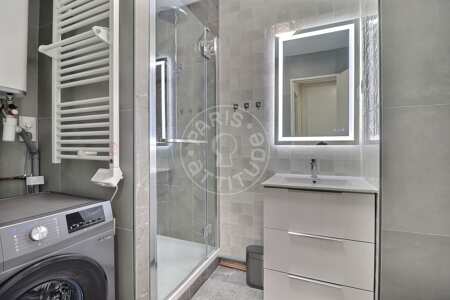 Baño Estudio amueblado - 33m²  - Place des Fêtes - París