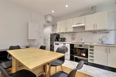 Kitchen Furnished apartment - 56m²  - 2 bedrooms - Place Monge - Paris