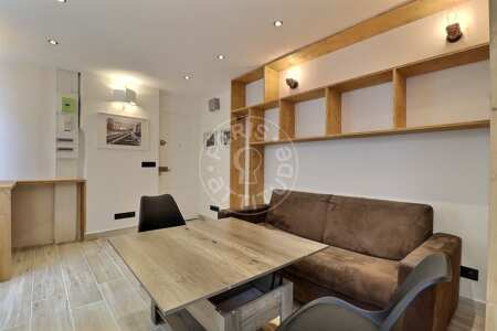 Salon Studio meublé - 23m²  - Place Monge - Paris