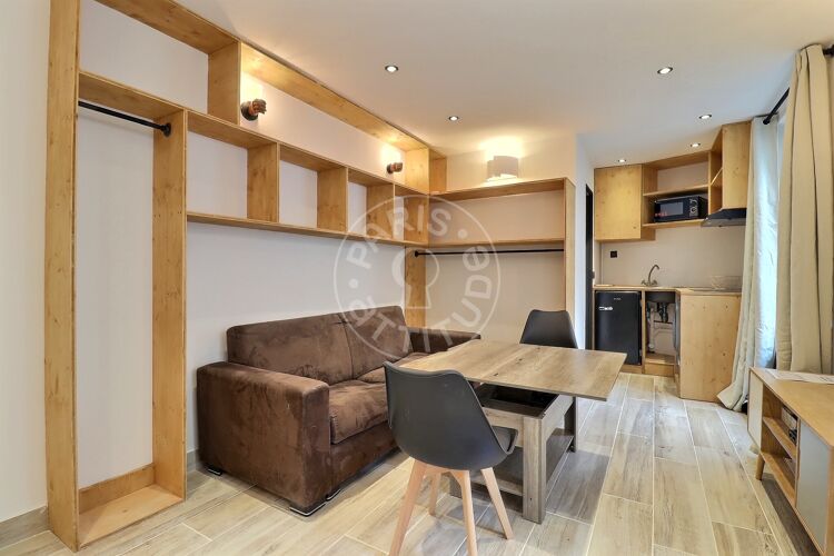 Living room - Furnished studio - Paris 75005 - 17326