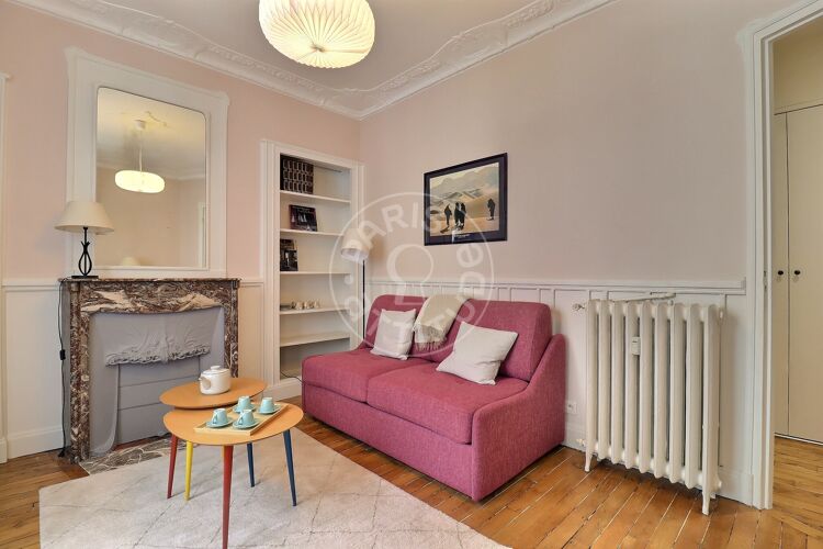 Salon - 1 chambre meublé - Paris 75016 - 17329