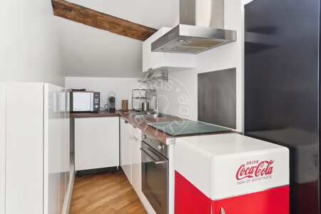 Küche Möblierte wohnung - 50m²  - 2 Zimmer - Motte-Piquet Grenelle - Paris