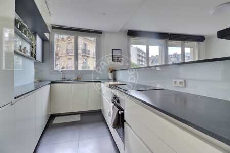 Cozinha Apartamento mobilado - 77m²  - 2 quartos - La Muette / Bois de Boulogne - Paris