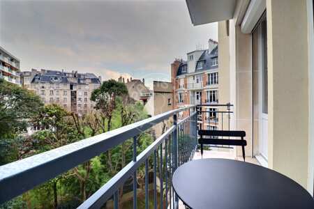 Varanda Apartamento mobilado - 77m²  - 2 quartos - La Muette / Bois de Boulogne - Paris