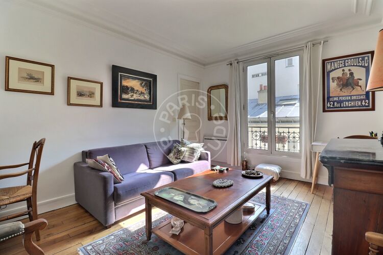 Salón - 1 dormitorio amueblado - París 75010 - 17344