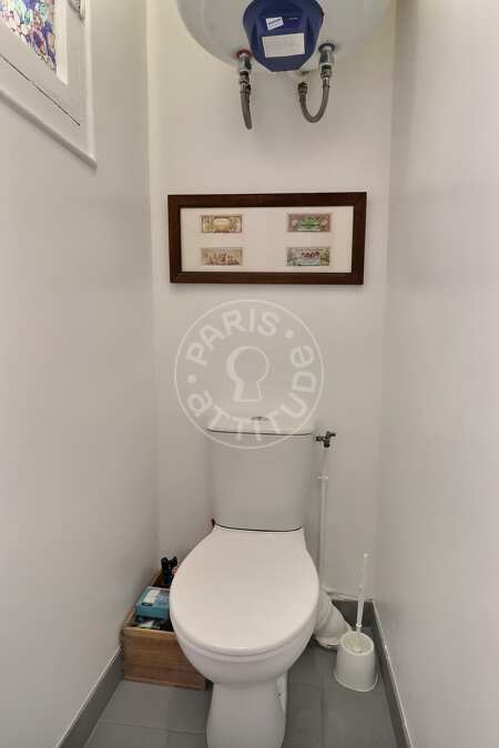 Bagno Appartamento arredato - 42m²  - 1 locale - Faubourg Saint-Martin - Parigi