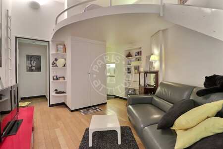 Salón Estudio amueblado - 20m²  - Ile de la Cité - París