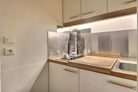 Cocina Estudio amueblado - 20m²  - Ile de la Cité - París