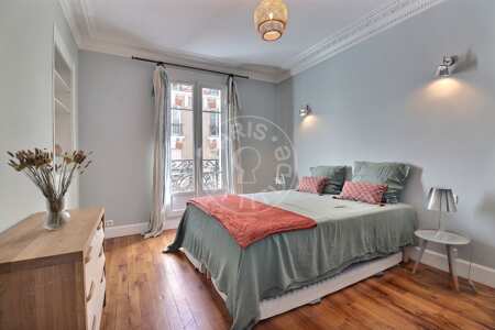 Bedroom Furnished apartment - 79m² - 2 bedrooms - Porte de Versailles - Paris