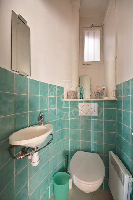 WC Möblierte wohnung - 90m²  - 2 Zimmer - Denfert Rochereau - Paris